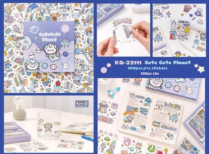 HOK Astronaut Kawaii 100 pc Sticker Box| Sticker Gift Box