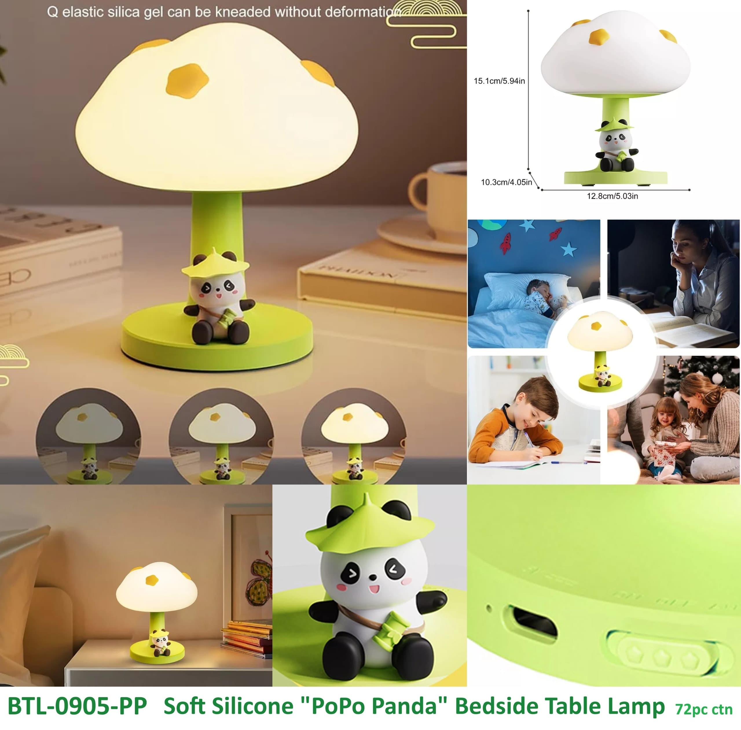 popopo  Popo Silicone Cute Panda Lamp – House Of Kids