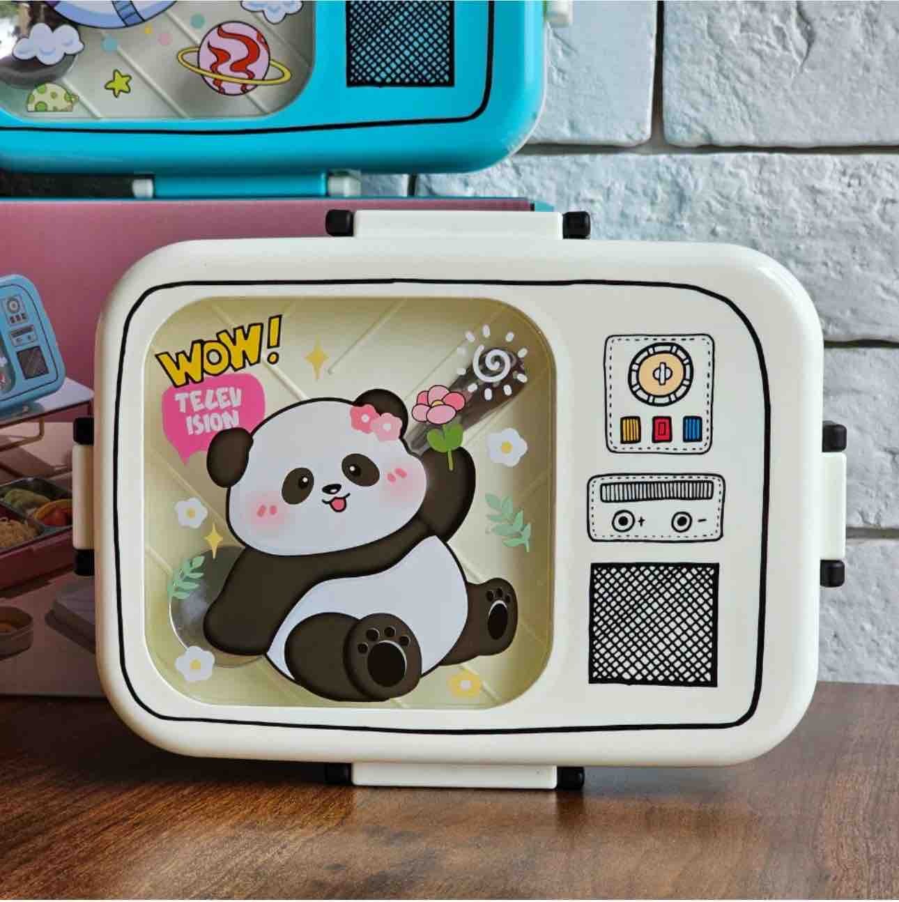HOK 3 Compartment Stainless Steel Bento Lunch Box