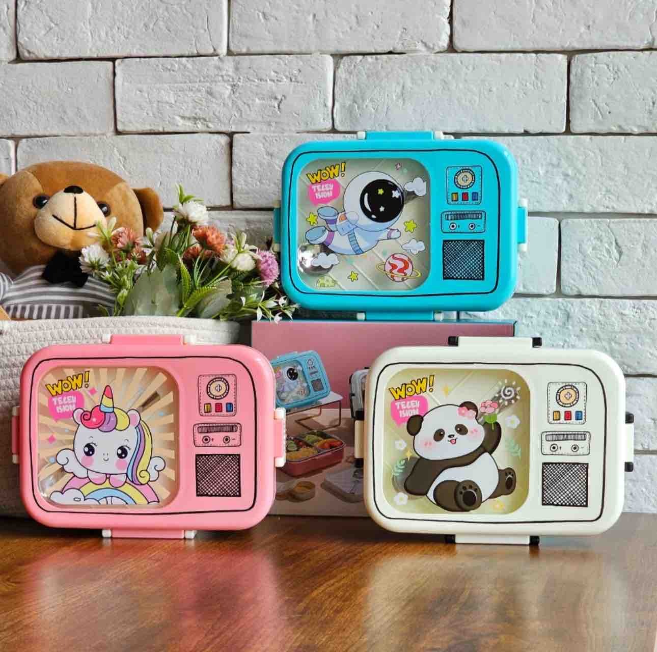 HOK 3 Compartment Stainless Steel Bento Lunch Box