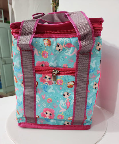 HOK Kids Cute Cartoon Printed Lunch Bag