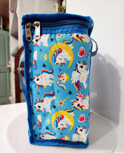 HOK Kids Cute Cartoon Printed Lunch Bag