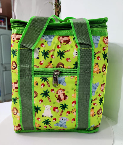 HOK Kids Cute Cartoon Printed Lunch Bag