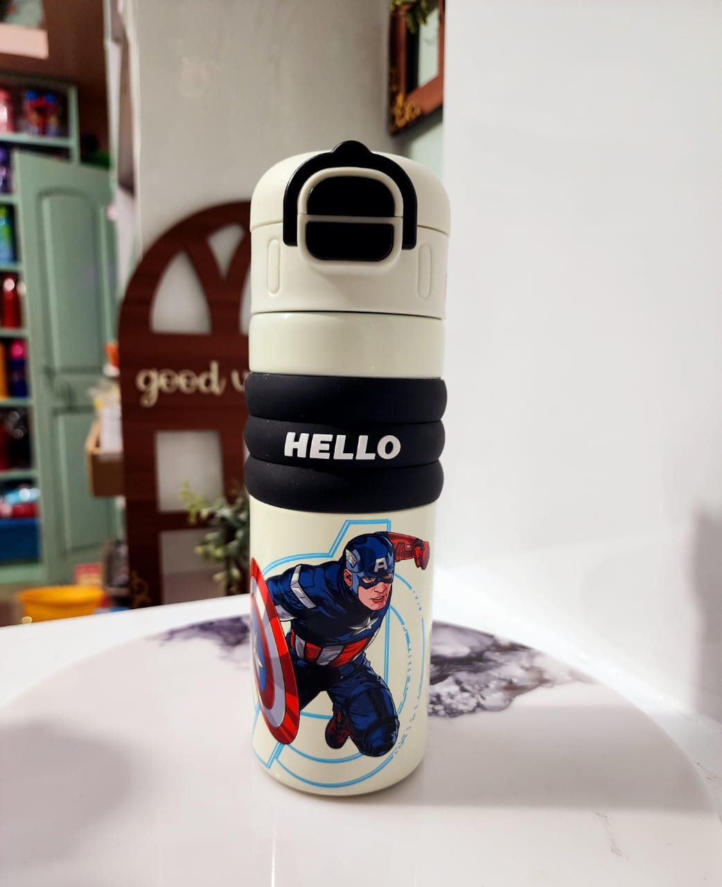 Kids Hello Dual Drinking Insulated Bottle