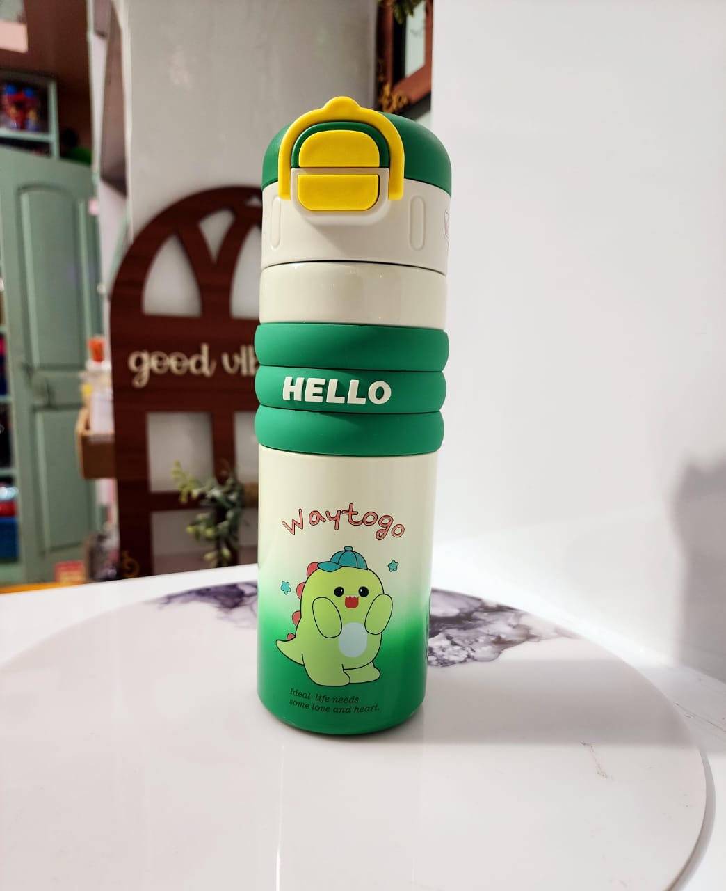 Kids Hello Dual Drinking Insulated Bottle
