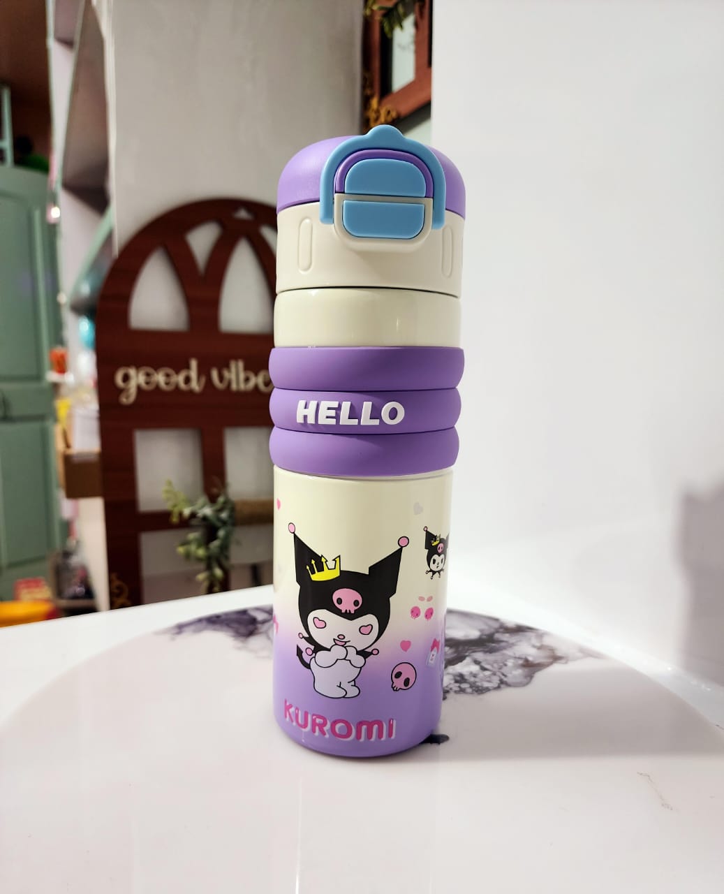Kids Hello Dual Drinking Insulated Bottle