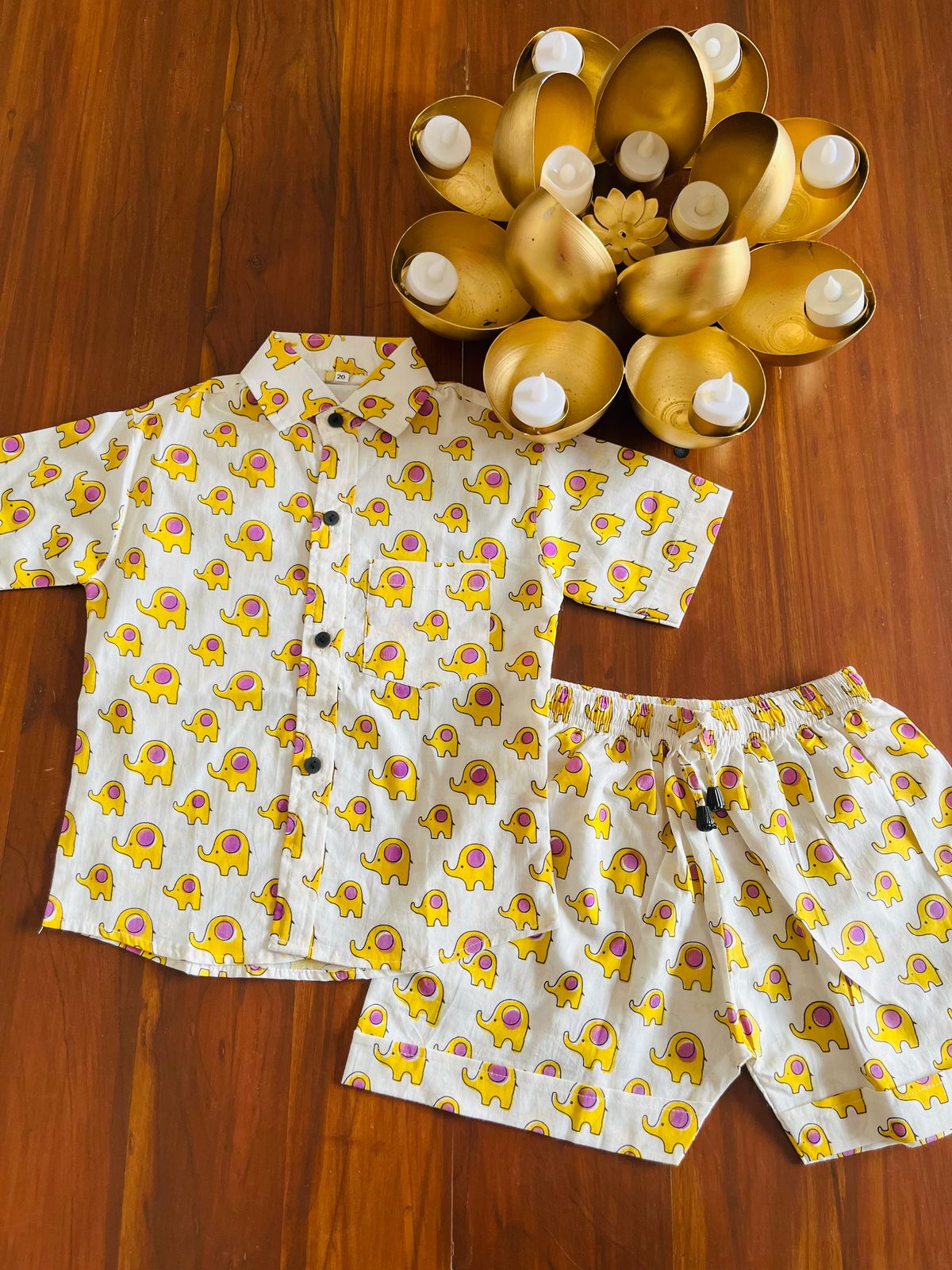 HOK Boys Summer Shirt and Shorts Beautiful Coord Set