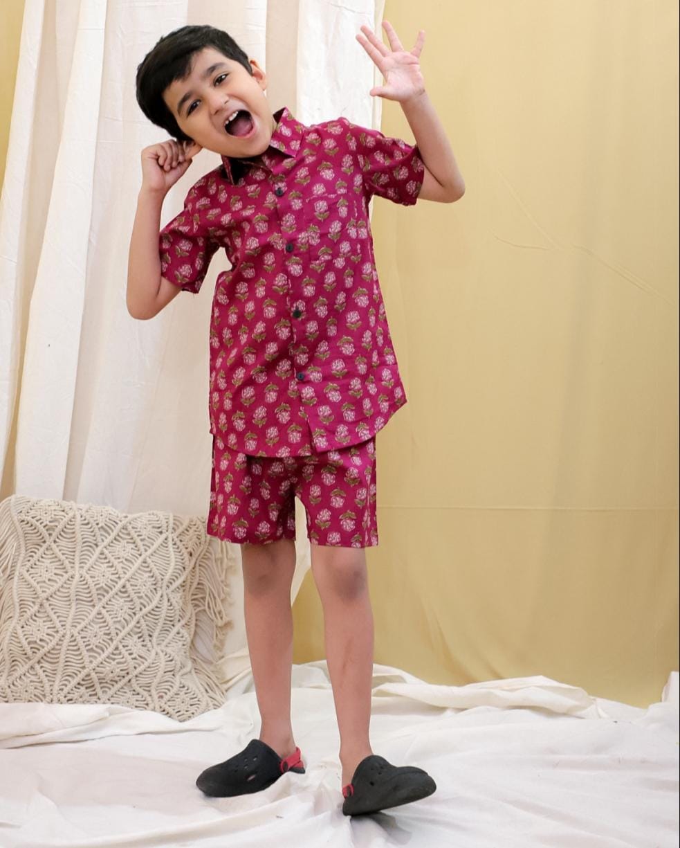 HOK Boys Shirt & shorts Coord Set