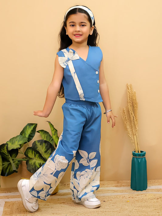 HOK Stylish Waist coat cord set for this summer