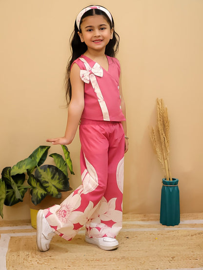 HOK Stylish Waist coat cord set for this summer