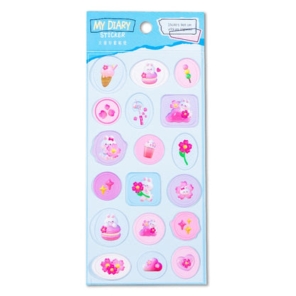 HOK Cute 3D Stamp Style Seal Stickers
