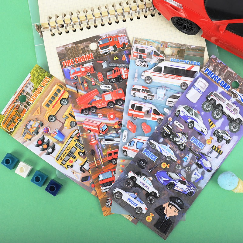 HOK Vehicle Theme 3D Puffy Kawaii Sticker Set- Pack of 1pc