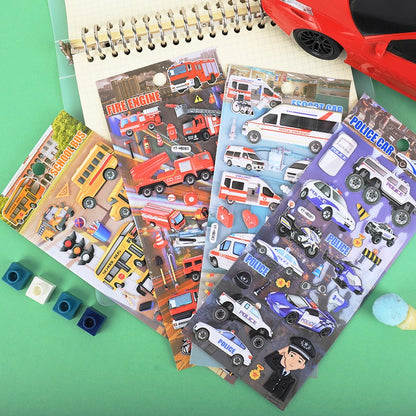 HOK Vehicle Theme 3D Puffy Kawaii Sticker Set- Pack of 1pc