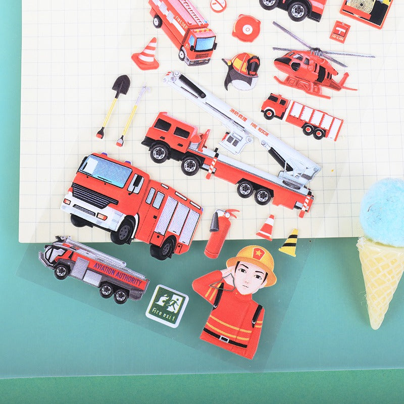 HOK Vehicle Theme 3D Puffy Kawaii Sticker Set- Pack of 1pc