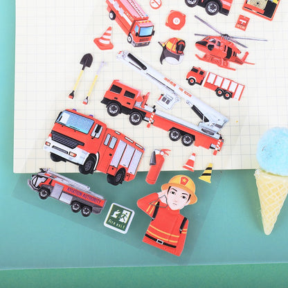 HOK Vehicle Theme 3D Puffy Kawaii Sticker Set- Pack of 1pc