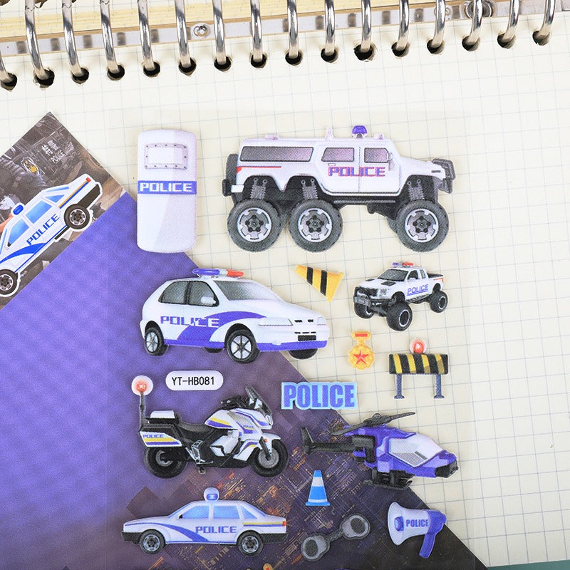 HOK Vehicle Theme 3D Puffy Kawaii Sticker Set- Pack of 1pc