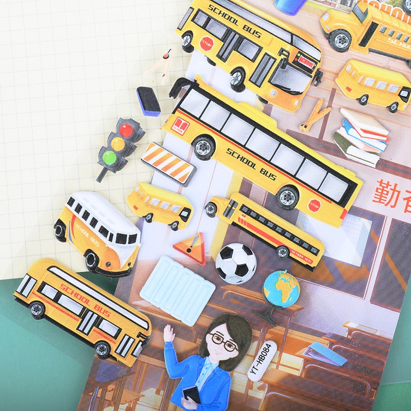 HOK Vehicle Theme 3D Puffy Kawaii Sticker Set- Pack of 1pc