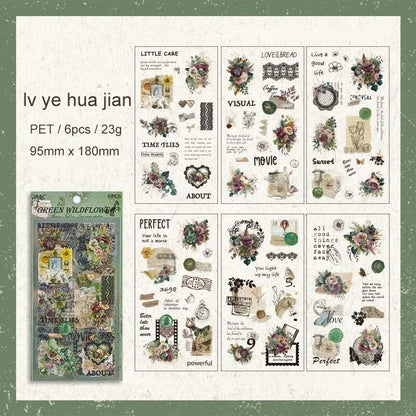 HOK Vintage Pet Kawaii Stickers