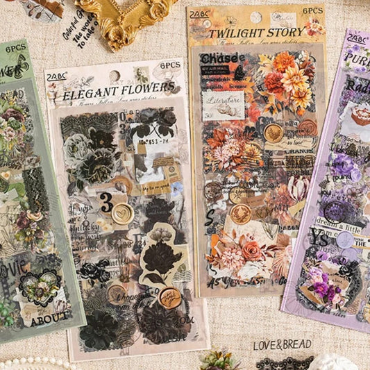 HOK Vintage Pet Kawaii Stickers