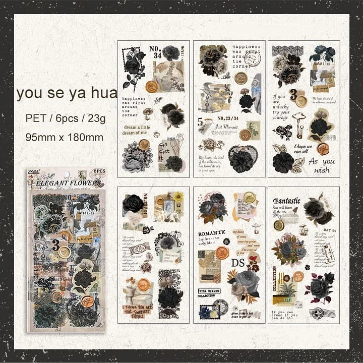 HOK Vintage Pet Kawaii Stickers