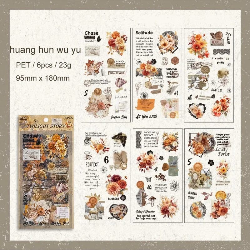 HOK Vintage Pet Kawaii Stickers