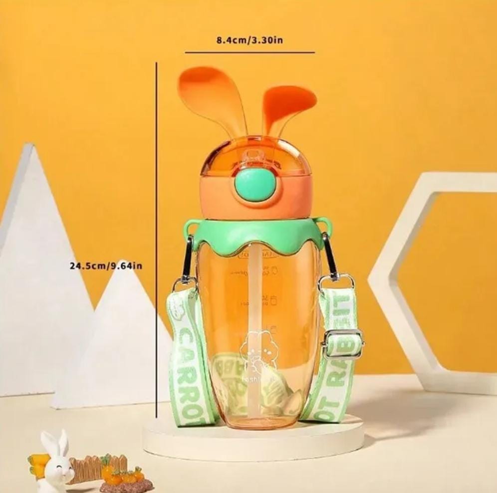 HOK Cute Bugsy Bunny Ears Kids Bottle 580ml