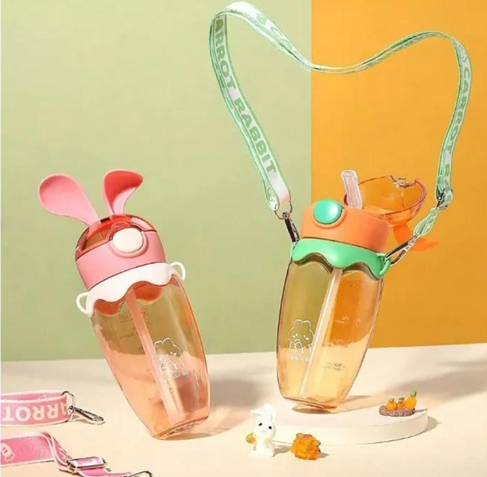 HOK Cute Bugsy Bunny Ears Kids Bottle 580ml