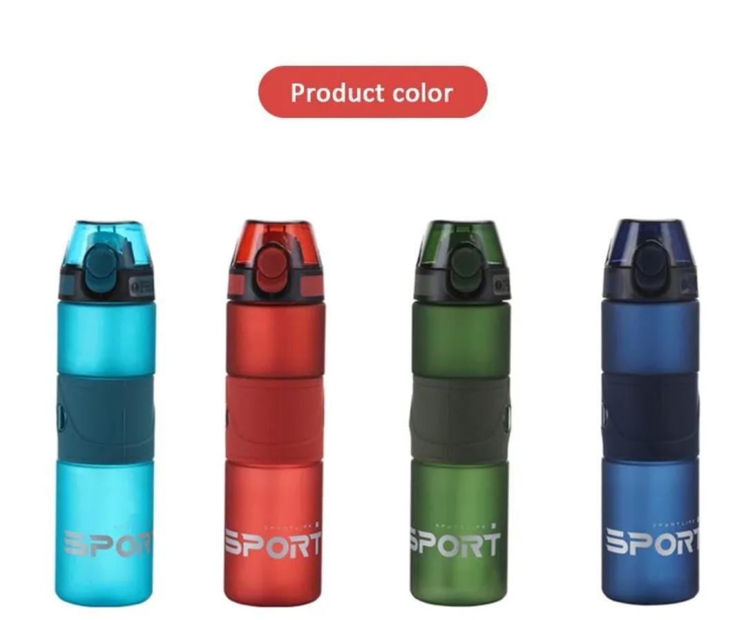 HOK Unbreakable Sports Bottle with Sipper & Straw 700ml- Random Color