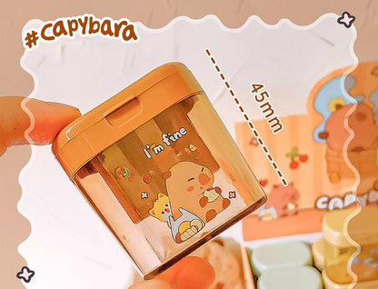HOK Capybara Design Dual Hole Sharpener- 1pc (Random Color)