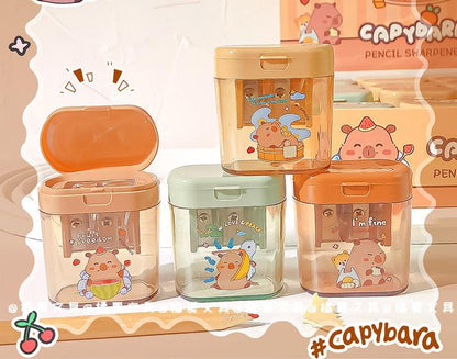 HOK Capybara Design Dual Hole Sharpener- 1pc (Random Color)