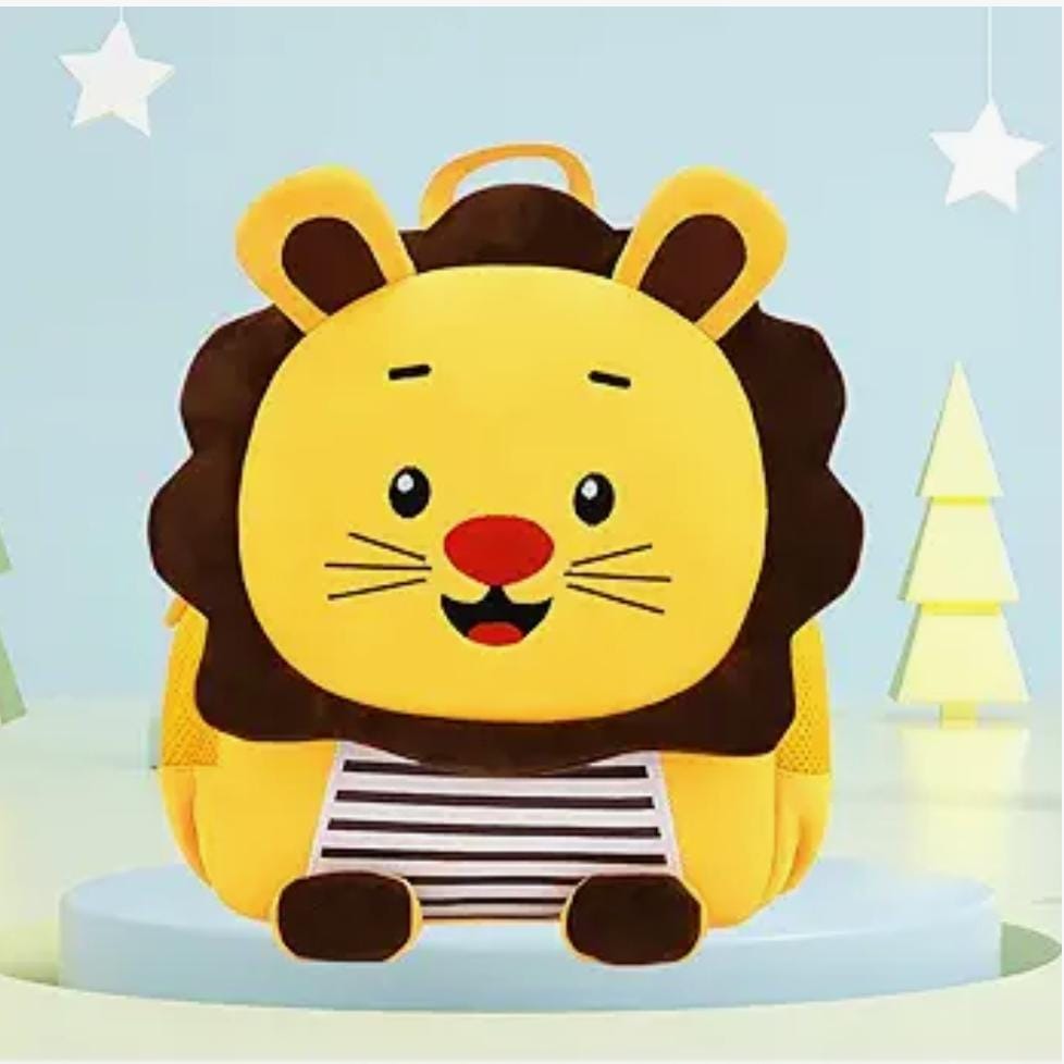HOK Cute Fancy Kids Lion Theme Backpack