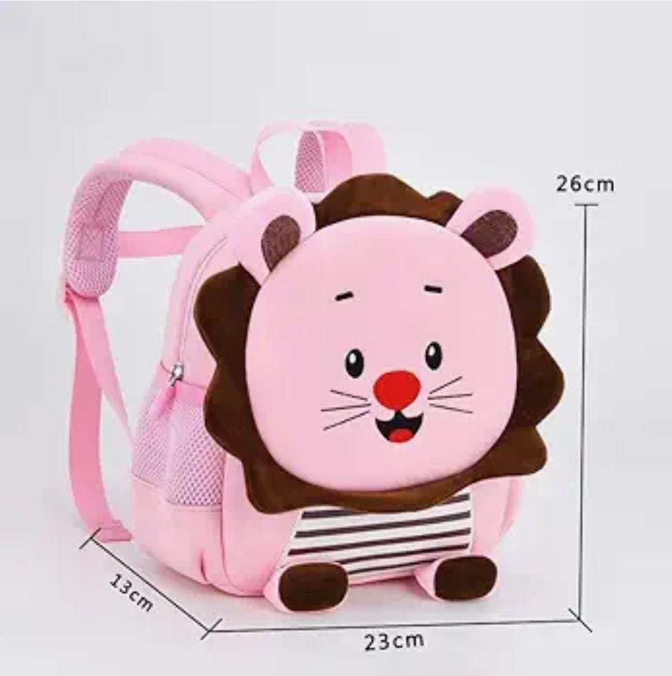 HOK Cute Fancy Kids Lion Theme Backpack