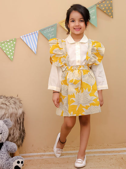 HOK Beautiful Girls Shirt and Skirt with frilled straps