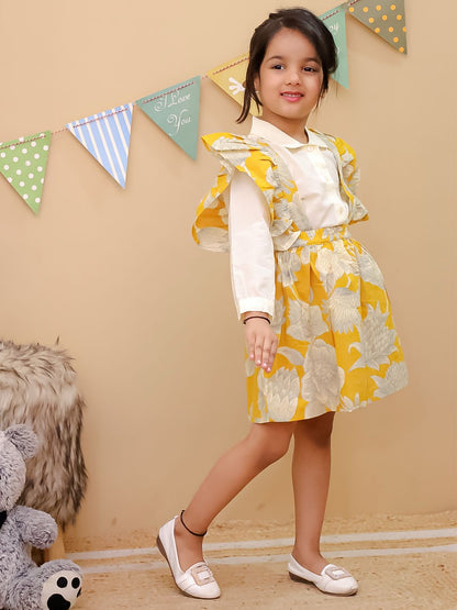 HOK Beautiful Girls Shirt and Skirt with frilled straps
