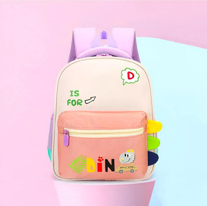 HOK Cute 3D Dino Design Backpack for Kids