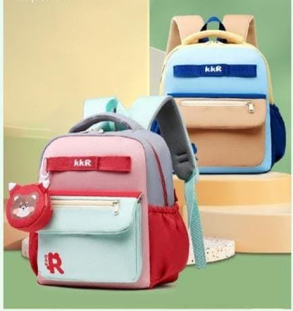 HOK Cute Bear Design Kindergarten Backpack for Kids- Cute, Lightweight & Spacious