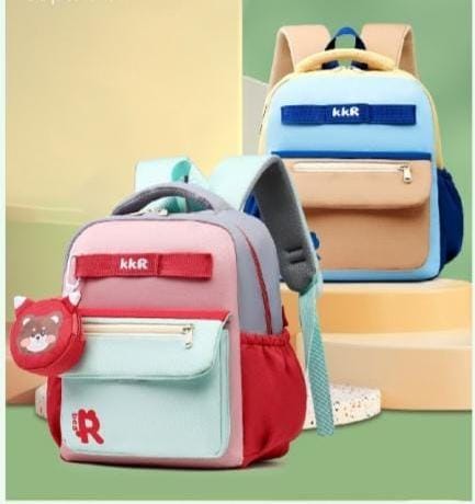 HOK Cute Bear Design Kindergarten Backpack for Kids- Cute, Lightweight & Spacious