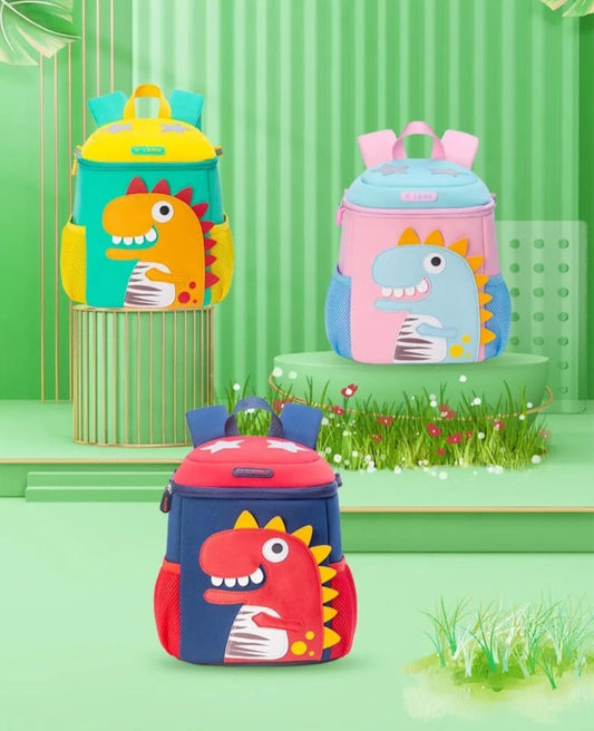 HOK Premium Quality Kids 3D Dino Backpack