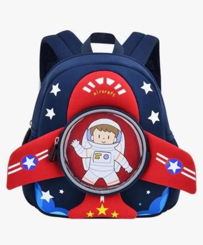 HOK 3D Plane Shape Backpack for Kindergarten Kids