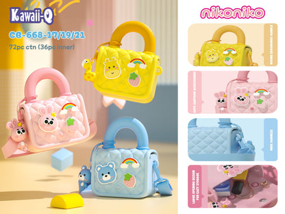 HOK Cute Cartoon Design EVA Mini Handbag for Kids