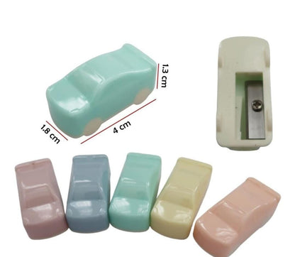 HOK Cute Car Shape Sharpener- Random Color (1pc)
