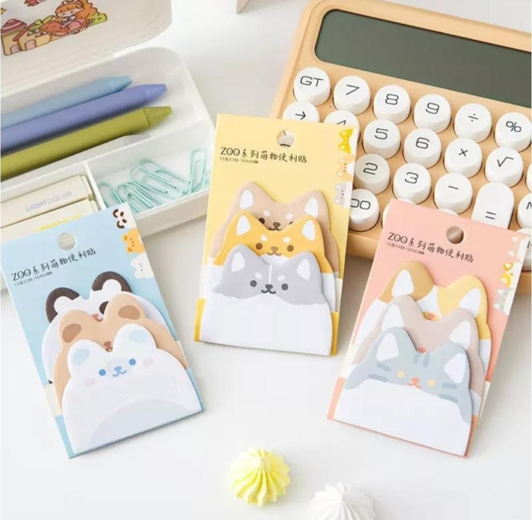 HOK Animal Theme Sticky Notes- (Random 1pc)