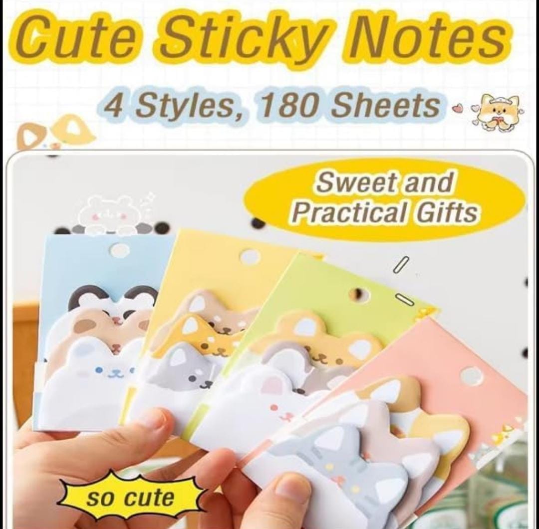HOK Animal Theme Sticky Notes- (Random 1pc)