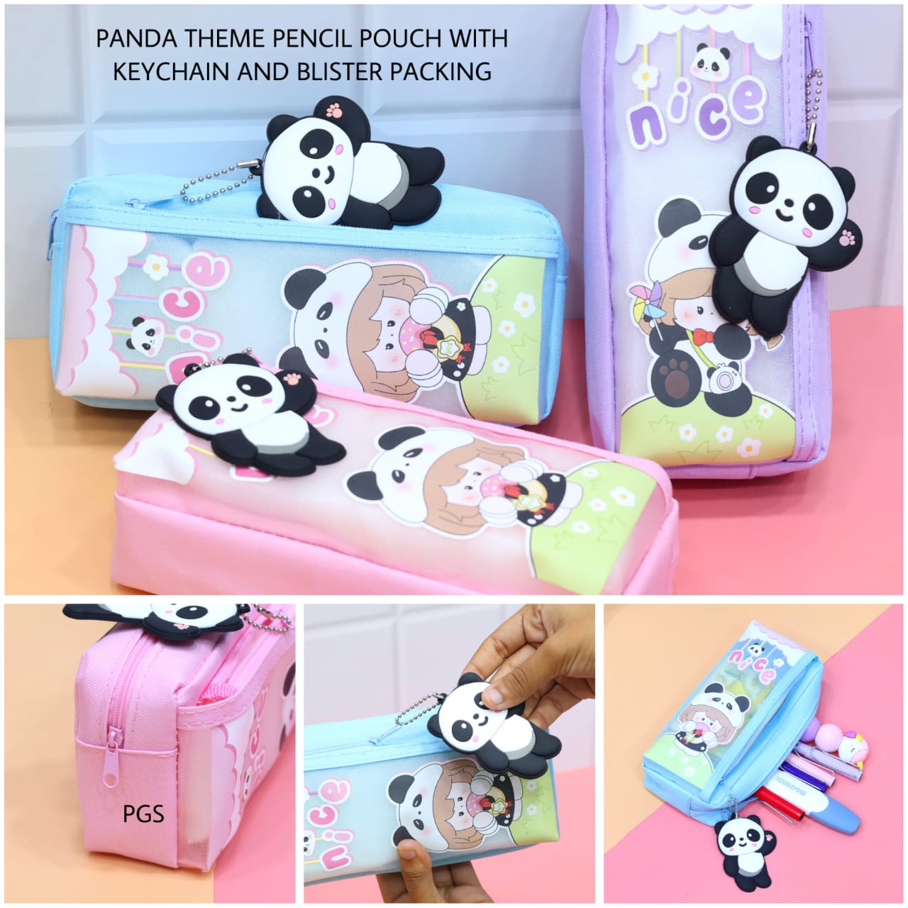 HOK Panda Pouch with Keychain