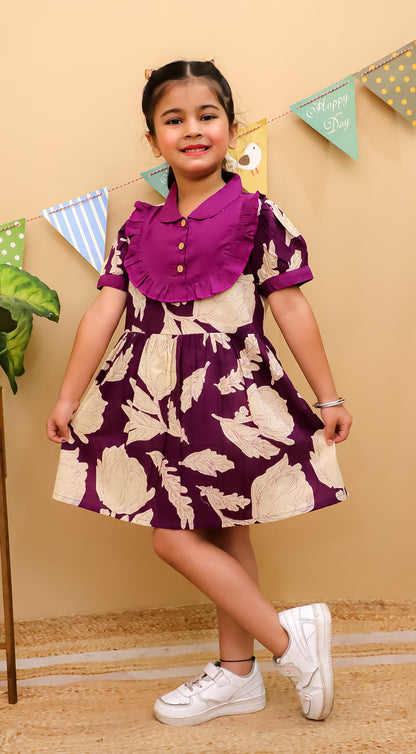 HOK Girls Floral Frock