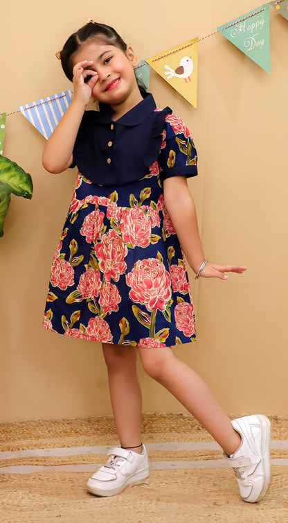 HOK Girls Floral Frock