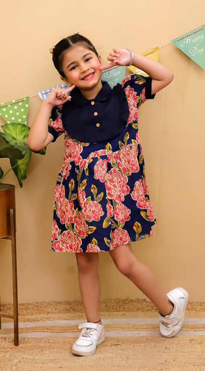 HOK Girls Floral Frock