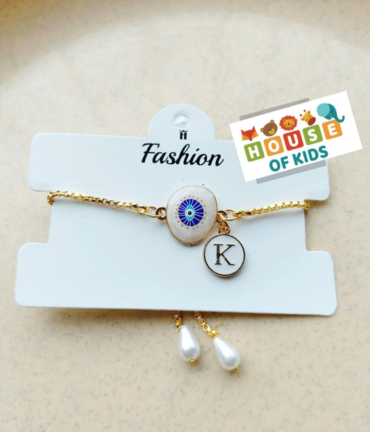 HOK Evil Eye Rakhi/Bracelet without Alphabet