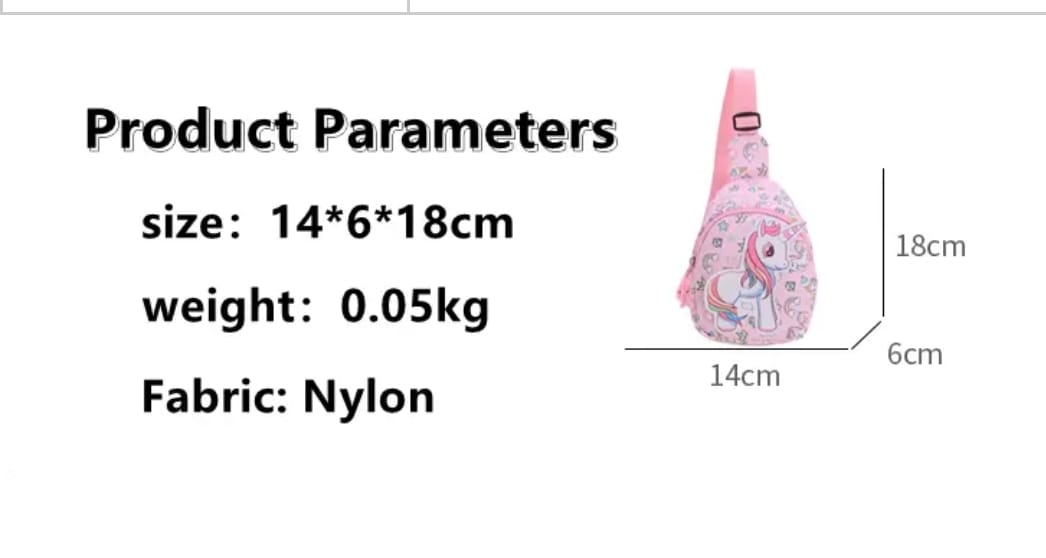 HOK Unicorn/Dino Kids Chest Bag
