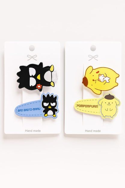 HOK Sanrio Character Hair Clips Pack- Set of 2pc